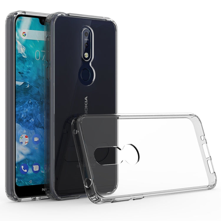 Scratchproof TPU + Acrylic Protective Case for Nokia 7.1