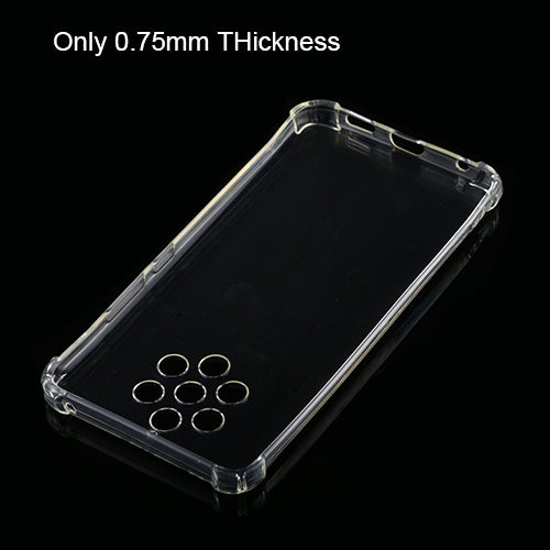 For Nokia 9 Four-Corner Shockproof Ultra-Thin Transparent TPU Case