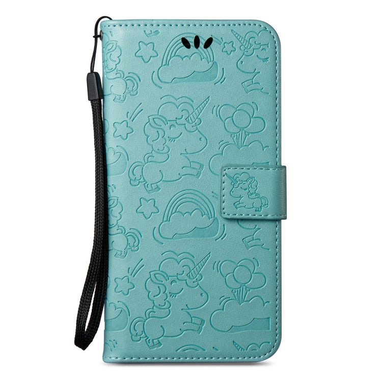 For Nokia 6/N6 Embossed Horse Cloud Print Horizontal Flip Leather Case with Holder & Card Slots & Wallet & Lanyard