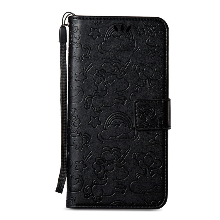 For Nokia N8 Pressed Horse Cloud Print Horizontal Flip Leather Case with Holder & Card Slots & Wallet & Lanyard