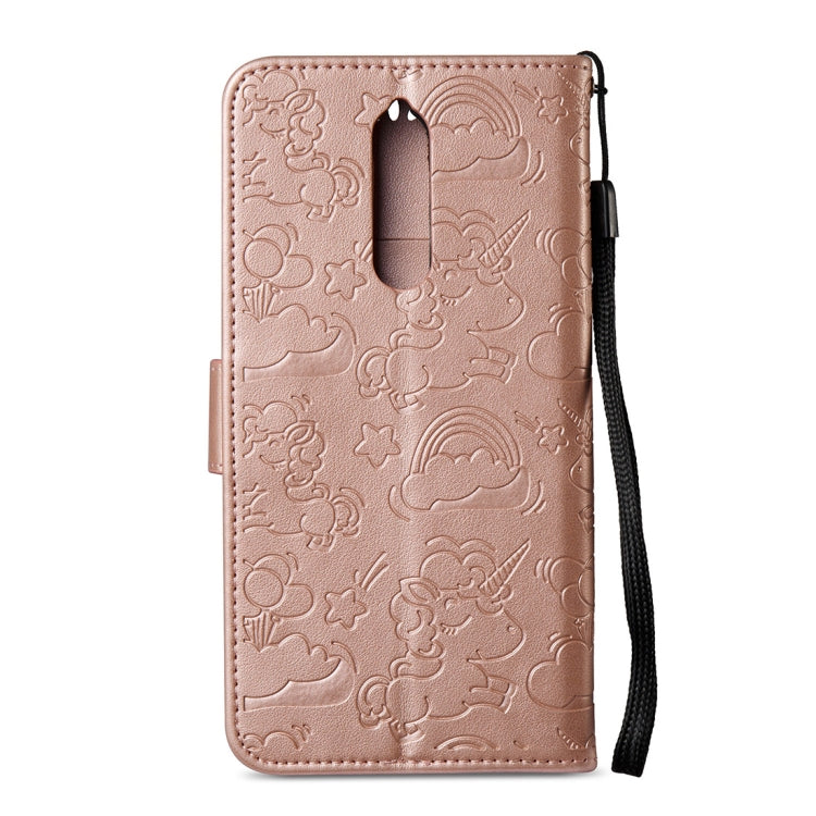 For Nokia N8 Pressed Horse Cloud Print Horizontal Flip Leather Case with Holder & Card Slots & Wallet & Lanyard