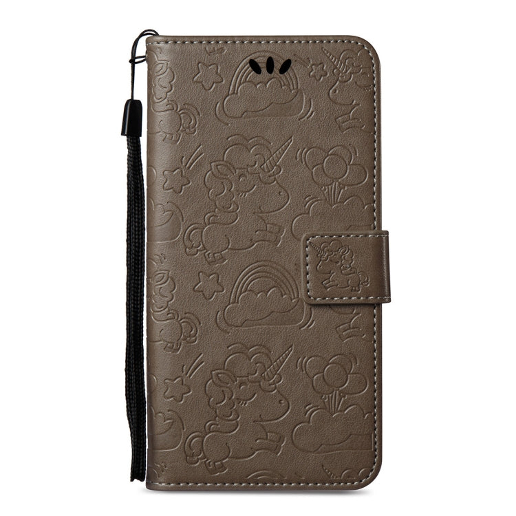 For Nokia N8 Pressed Horse Cloud Print Horizontal Flip Leather Case with Holder & Card Slots & Wallet & Lanyard
