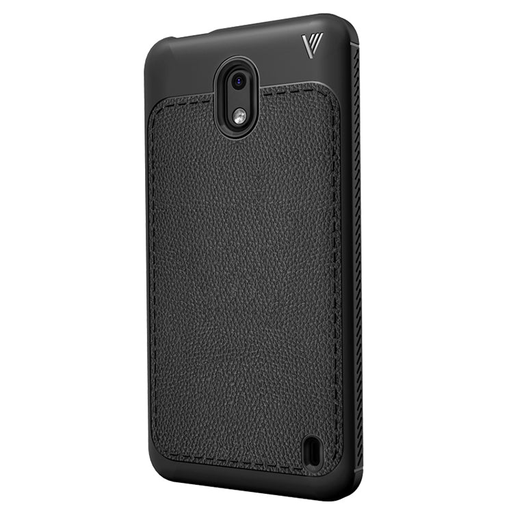 Lenuo Leshen Series for Nokia 2 TPU Litchi Texture Dropproof Protective Back Cover Case