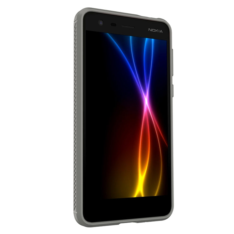 Lenuo Leshen Series for Nokia 2 TPU Litchi Texture Dropproof Protective Back Cover Case