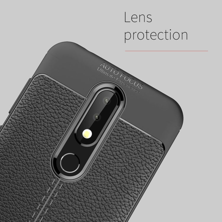 Litchi Texture TPU Protective Case for Nokia X6
