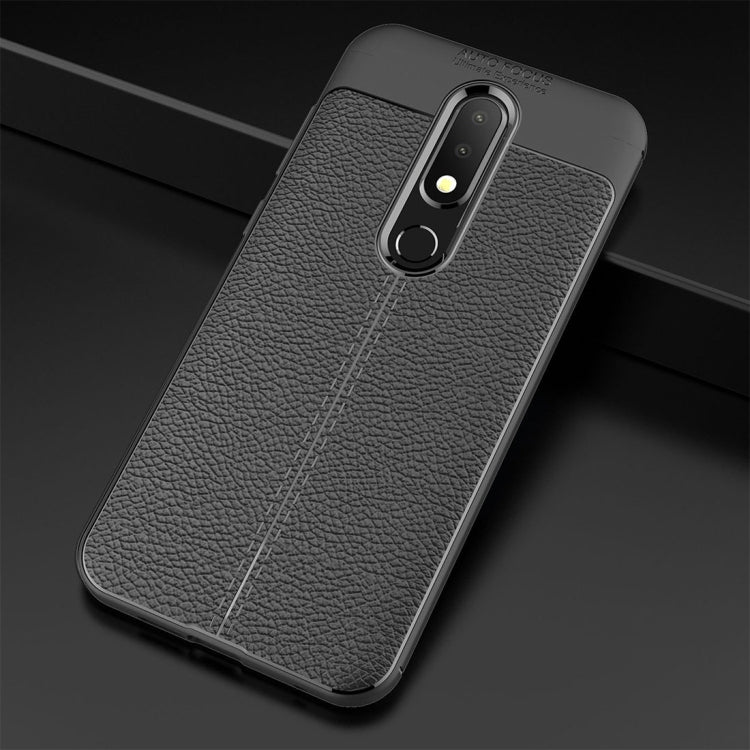 Litchi Texture TPU Protective Case for Nokia X6
