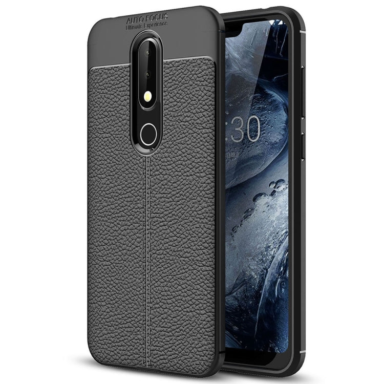 Litchi Texture TPU Protective Case for Nokia X6