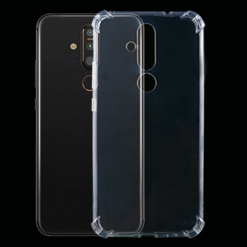 For Nokia X71 Four-Corner Shockproof Ultra-Thin Transparent TPU Case