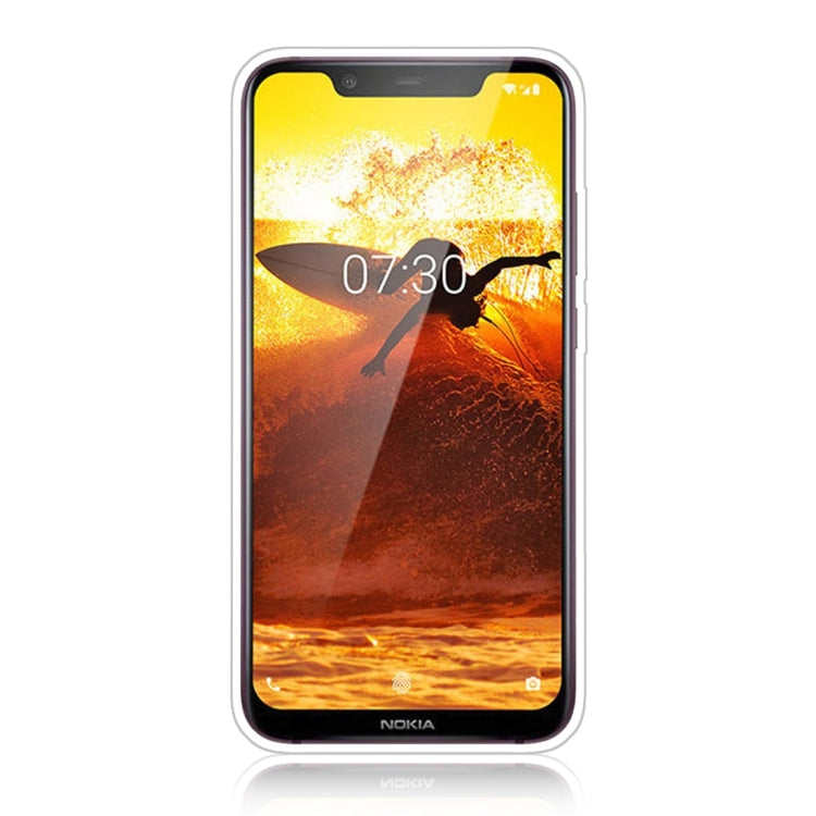 Glittery Powder Shockproof TPU Protective Case for Nokia X7, with 360 Degree Rotation Ring Holder