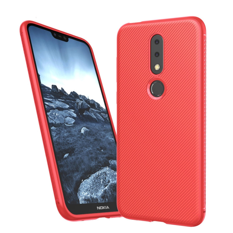 lenuo Leshen Series Stripe Texture TPU Case for Nokia X6 (2018)