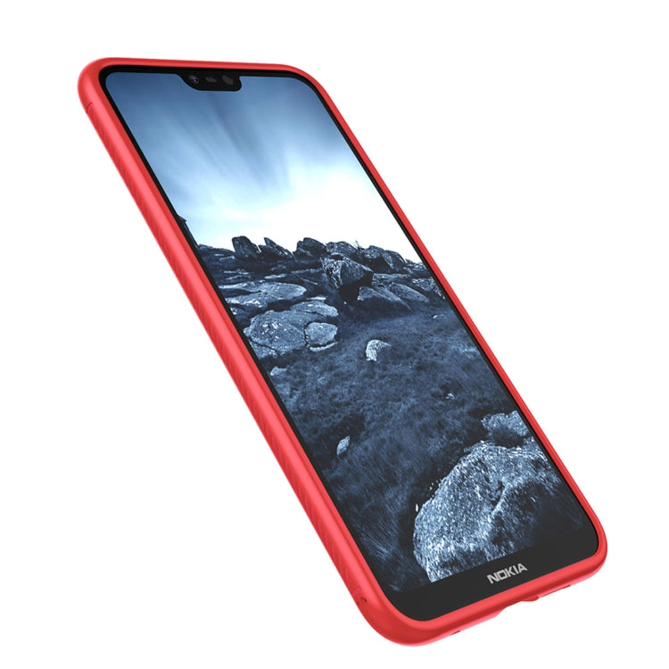 lenuo Leshen Series Stripe Texture TPU Case for Nokia X6 (2018)