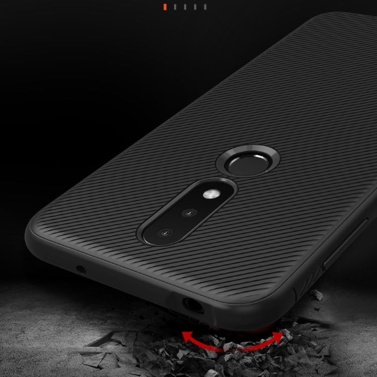 lenuo Leshen Series Stripe Texture TPU Case for Nokia X6 (2018)