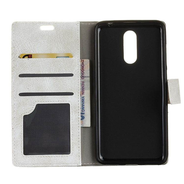 Retro Crazy Horse Texture Horizontal Flip Leather Case for Nokia X6 / 6.1 Plus, with Holder & Card Slots & Wallet & Photo Frame