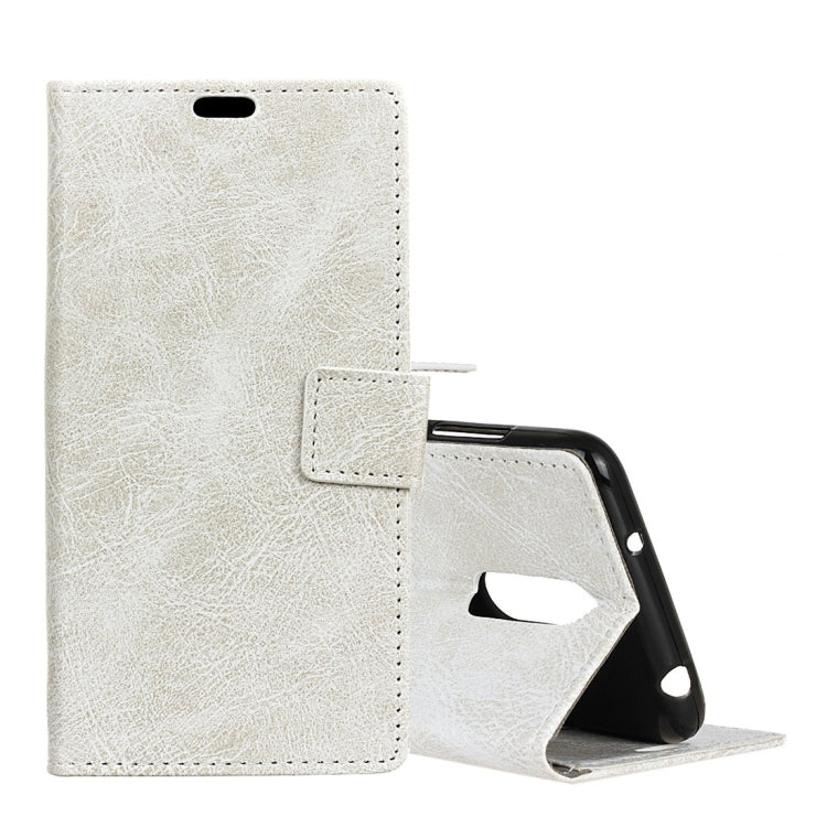 Retro Crazy Horse Texture Horizontal Flip Leather Case for Nokia X6 / 6.1 Plus, with Holder & Card Slots & Wallet & Photo Frame