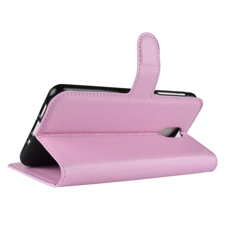 Litchi Texture Horizontal Flip Leather Case for Nokia 3.1, with Wallet & Holder & Card Slots