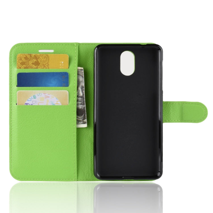 Litchi Texture Horizontal Flip Leather Case for Nokia 3.1, with Wallet & Holder & Card Slots