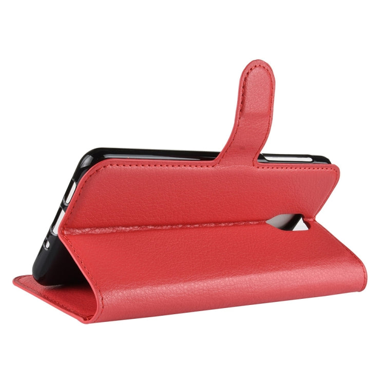 Litchi Texture Horizontal Flip Leather Case for Nokia 3.1, with Wallet & Holder & Card Slots