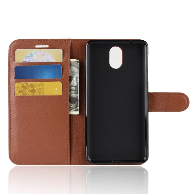 Litchi Texture Horizontal Flip Leather Case for Nokia 3.1, with Wallet & Holder & Card Slots