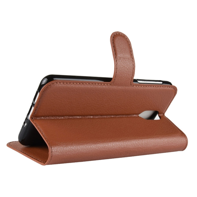Litchi Texture Horizontal Flip Leather Case for Nokia 3.1, with Wallet & Holder & Card Slots