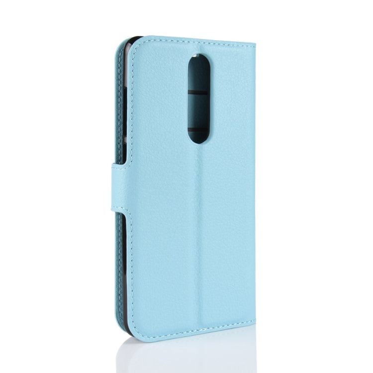 Litchi Texture Horizontal Flip Leather Case for Nokia 5.1, with Wallet & Holder & Card Slots