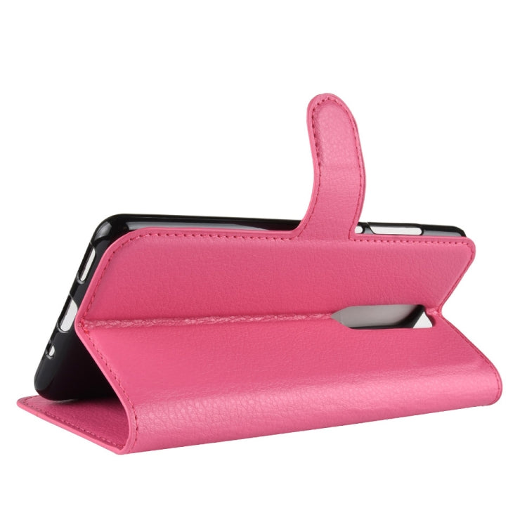 Litchi Texture Horizontal Flip Leather Case for Nokia 5.1, with Wallet & Holder & Card Slots