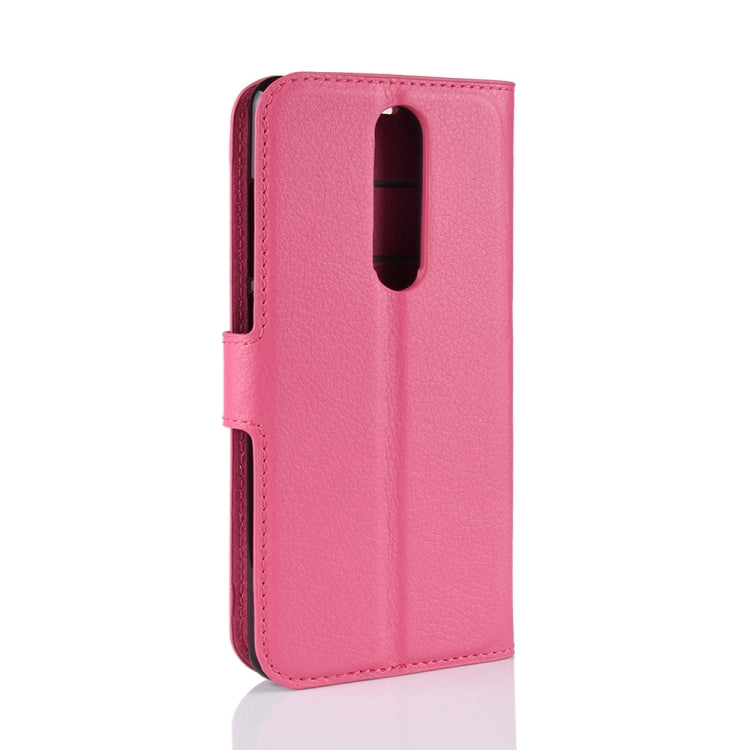 Litchi Texture Horizontal Flip Leather Case for Nokia 5.1, with Wallet & Holder & Card Slots