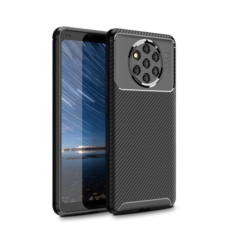 Carbon Fiber Texture Shockproof TPU Case for Nokia 9 PureView