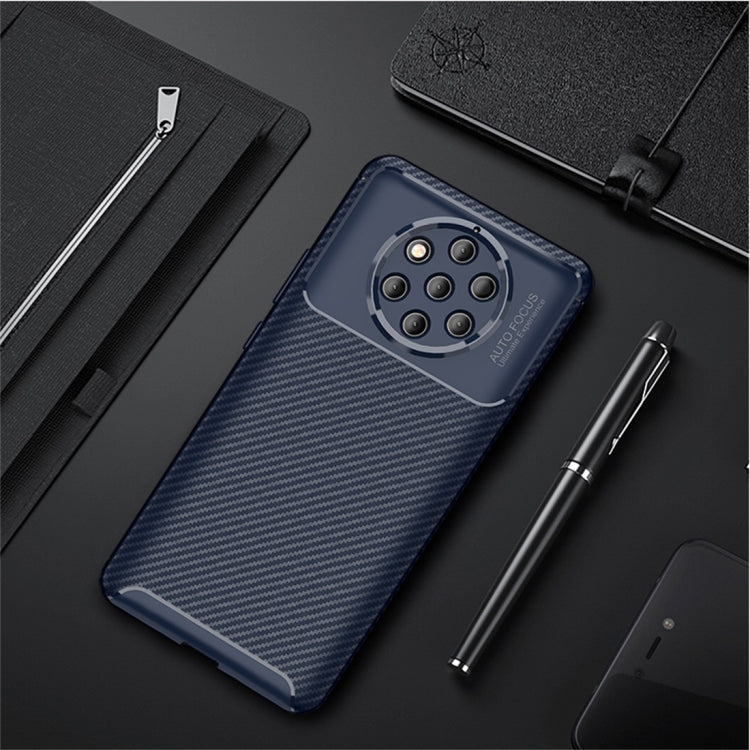 Carbon Fiber Texture Shockproof TPU Case for Nokia 9 PureView