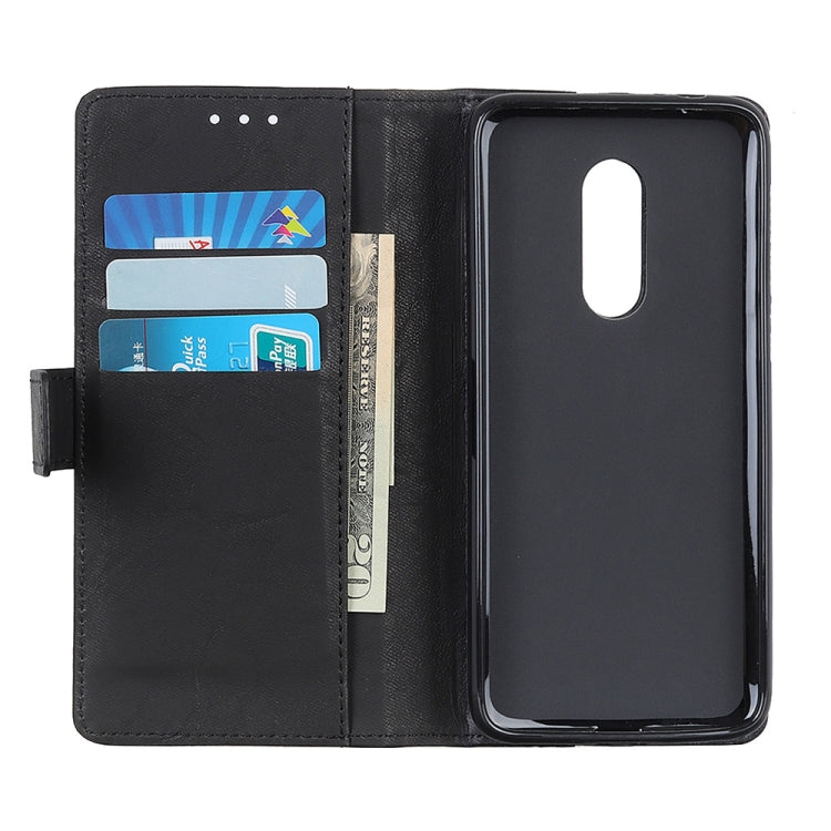 Copper Buckle Retro Crazy Horse Texture Horizontal Flip Leather Case for Nokia 5.1 Plus / X5 (2018), with Holder & Card Slots & Wallet
