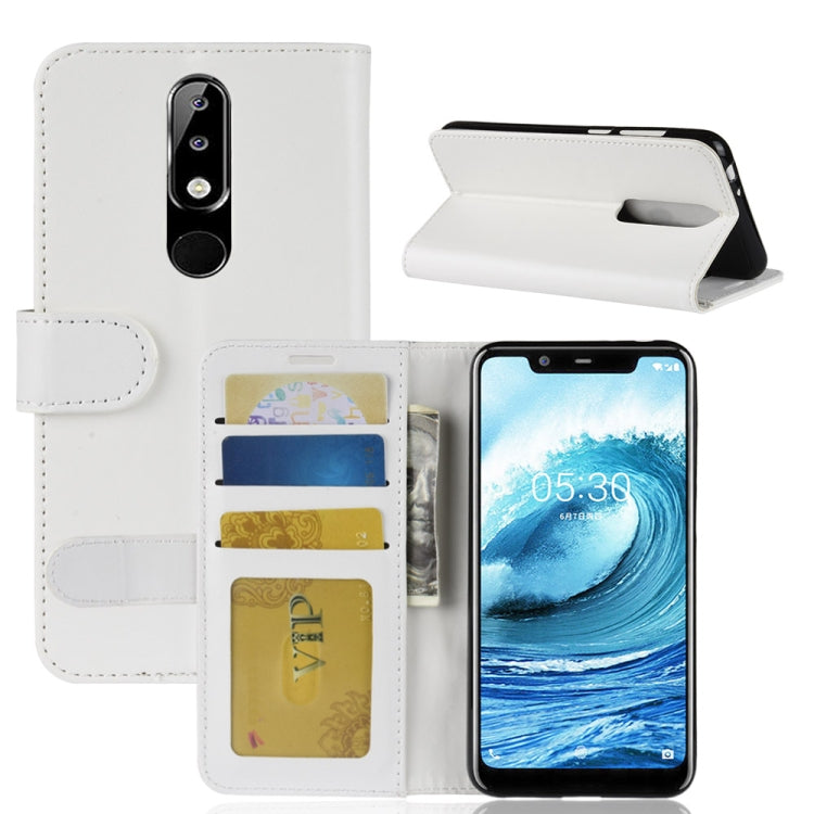 Crazy Horse Texture Horizontal Flip Leather Case for Nokia 5.1 Plus(X5), with Wallet & Holder & Card Slots