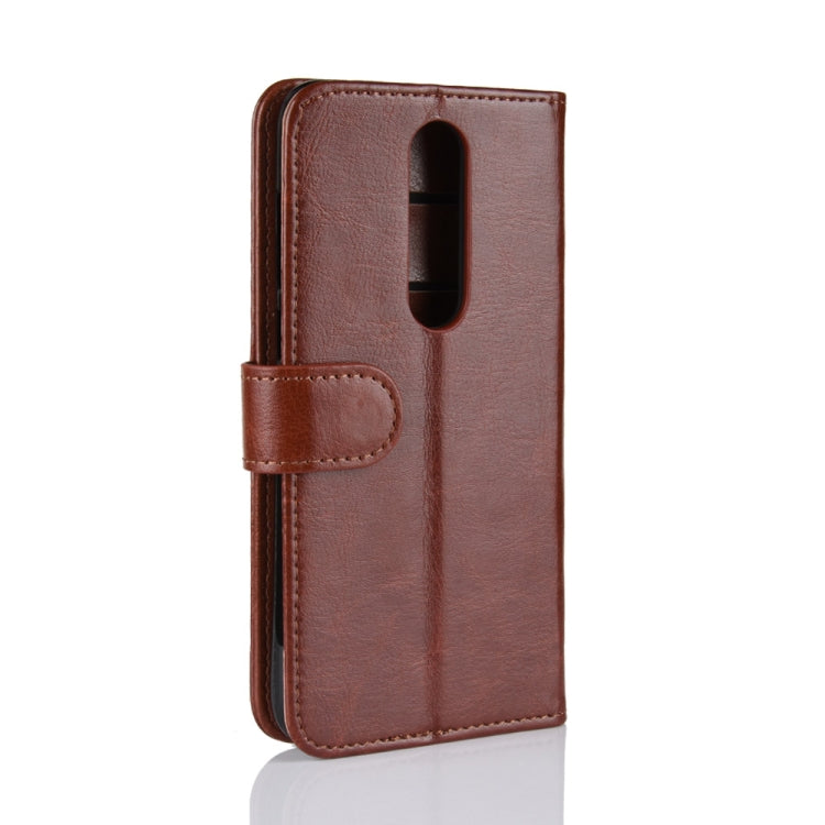 Crazy Horse Texture Horizontal Flip Leather Case for Nokia 5.1 Plus(X5), with Wallet & Holder & Card Slots