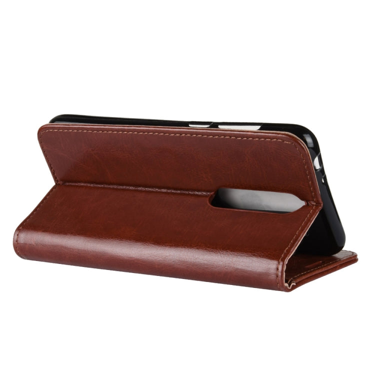 Crazy Horse Texture Horizontal Flip Leather Case for Nokia 5.1 Plus(X5), with Wallet & Holder & Card Slots