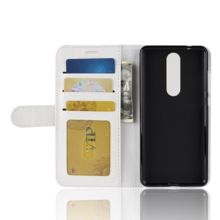 PU + TPU Crazy Horse Texture Horizontal Flip Leather Case for Nokia 5.1, with Wallet & Holder & Card Slots