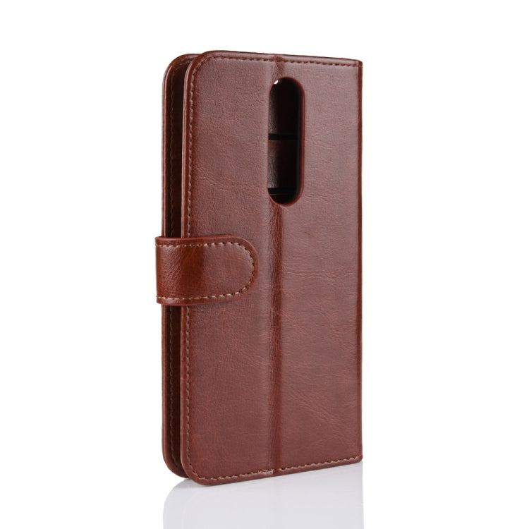 PU + TPU Crazy Horse Texture Horizontal Flip Leather Case for Nokia 5.1, with Wallet & Holder & Card Slots