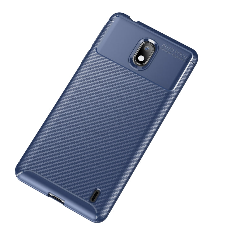 Carbon Fiber Texture Shockproof TPU Case for Nokia 1 Plus