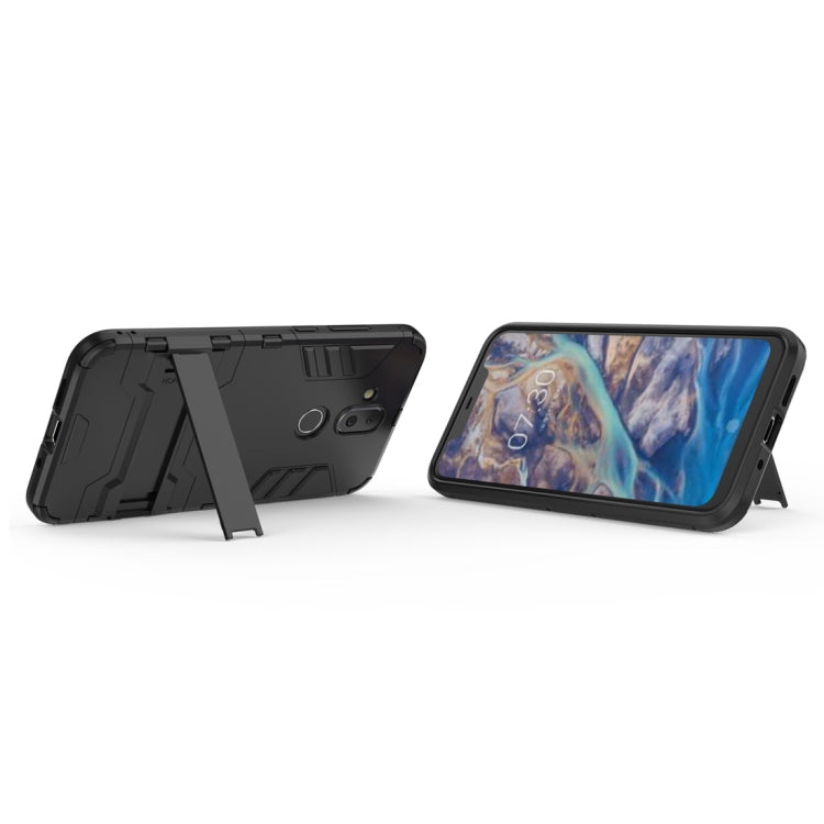 Shockproof PC + TPU Case for Nokia 8.1 / X7, with Holder