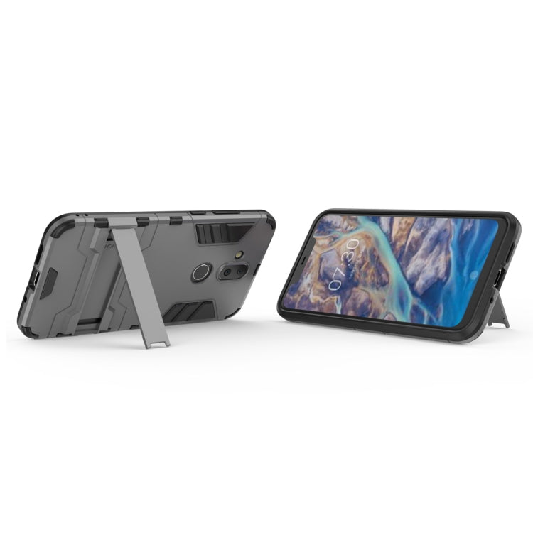 Shockproof PC + TPU Case for Nokia 8.1 / X7, with Holder