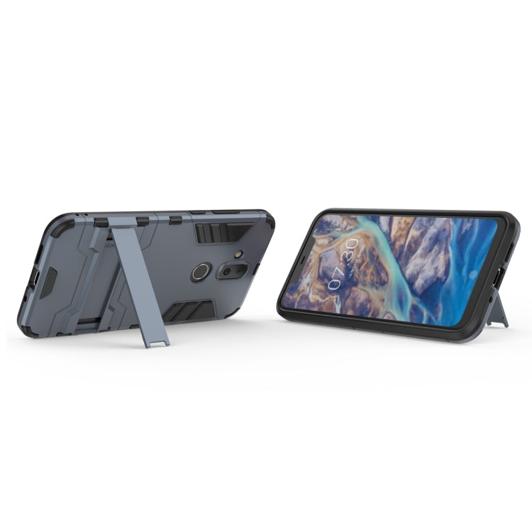 Shockproof PC + TPU Case for Nokia 8.1 / X7, with Holder