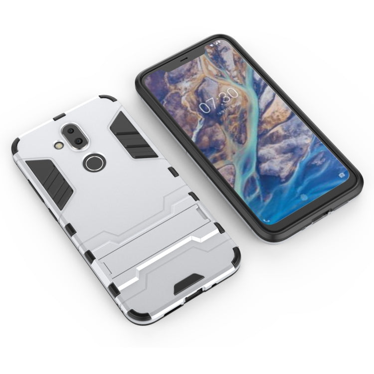 Shockproof PC + TPU Case for Nokia 8.1 / X7, with Holder
