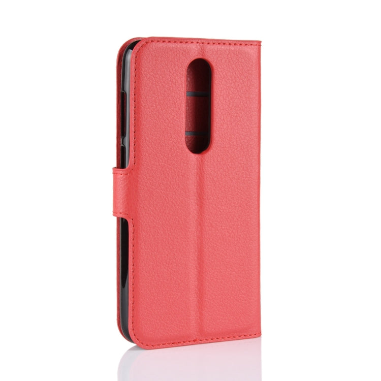 Litchi Texture Horizontal Flip Leather Case for Nokia 5.1 Plus (X5), with Wallet & Holder & Card Slots
