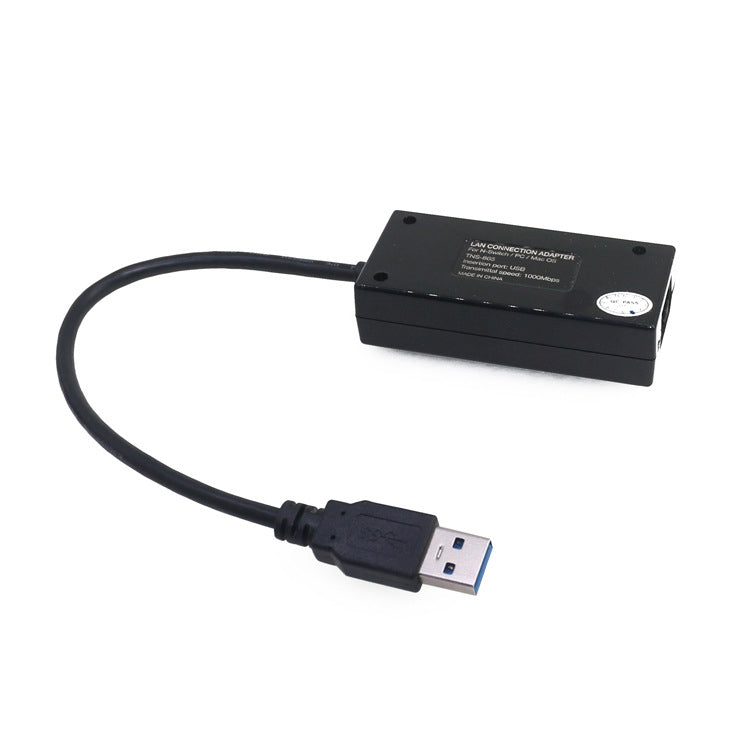 DOBE TNS-865 Lan Connection Adapter USB Ethernet Network Card 1000Mbps USB 2.0 for Nintendo Switch / Wii / WiiU