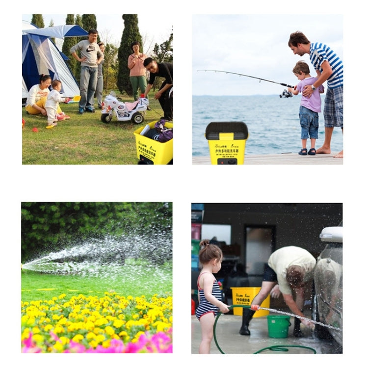 LEJA HL-25L Outdoor Multi-function Electric Car Washing Machine Vehicle Automatic Washing Tools, Water Storage: 25L, AC 220V(Yellow)