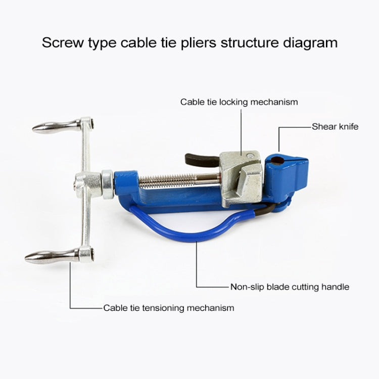 Zip Tie Automatic Tension Cut off Gun Special Pliers Fastening Tool for Stainless Steel Cable Tie with a Width of 4.6-25mm