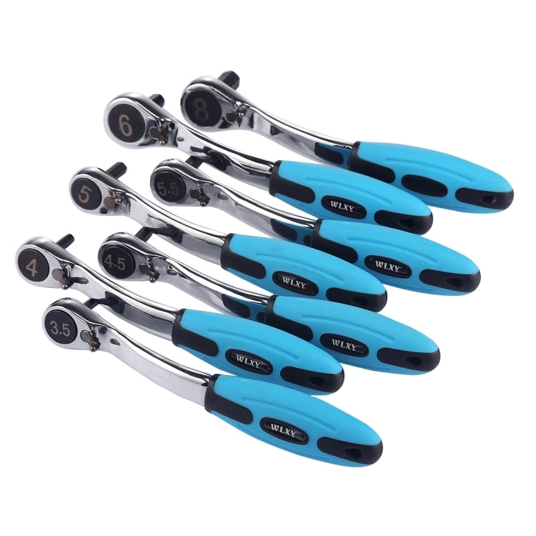 3.5mm Inner Hexagon 72 Teeth Handle Ratchet Wrench