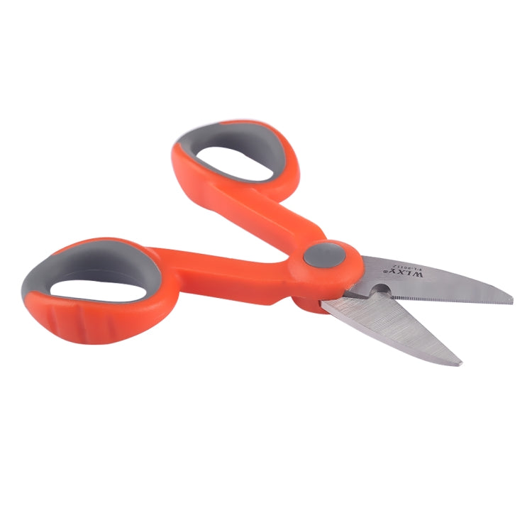 WL-9011Z Multifunction Stainless Steel Electrician Optical Fiber Scissors, Length: 14.5cm