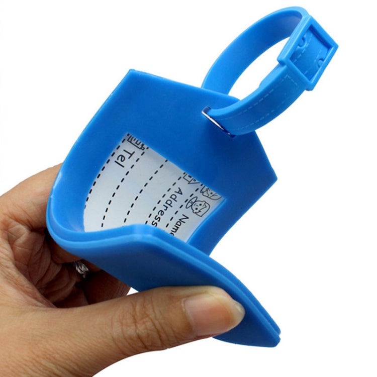 3 PCS Square PVC Luggage Tag Travel Bag Identification Tag