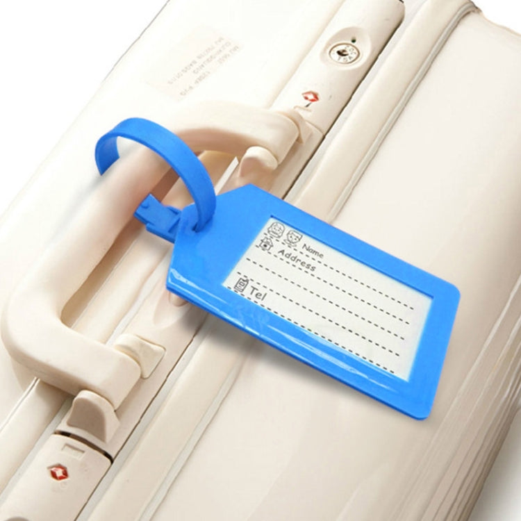 3 PCS Square PVC Luggage Tag Travel Bag Identification Tag