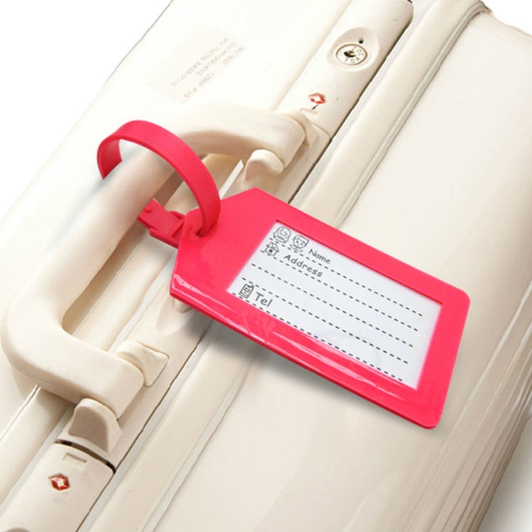 3 PCS Square PVC Luggage Tag Travel Bag Identification Tag