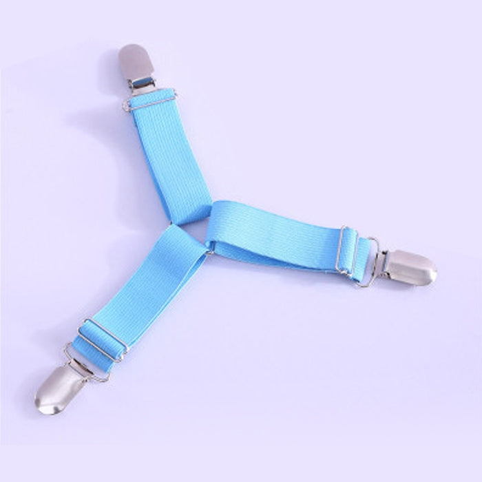 4 PCS Adjustable Bedspread Tablecloth Curtain Sofa Cover Holder Tent Metal Fixed Clips