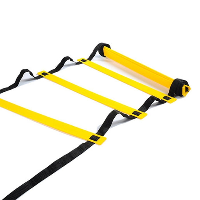3 Meters 6 Knots Thin Section Pace Training Tough Durable Soft Ladder Football Training Wear Resistant Ladder Rope(Yellow)